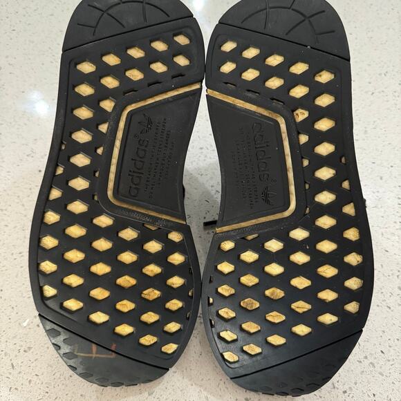 Adidas NMD XR1 PK Men’s Size 7.5 Triple Black Running Shoes Sneakers BA7214 - Picture 7 of 8